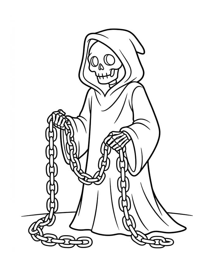 画像 死神 印刷 ぬりえ