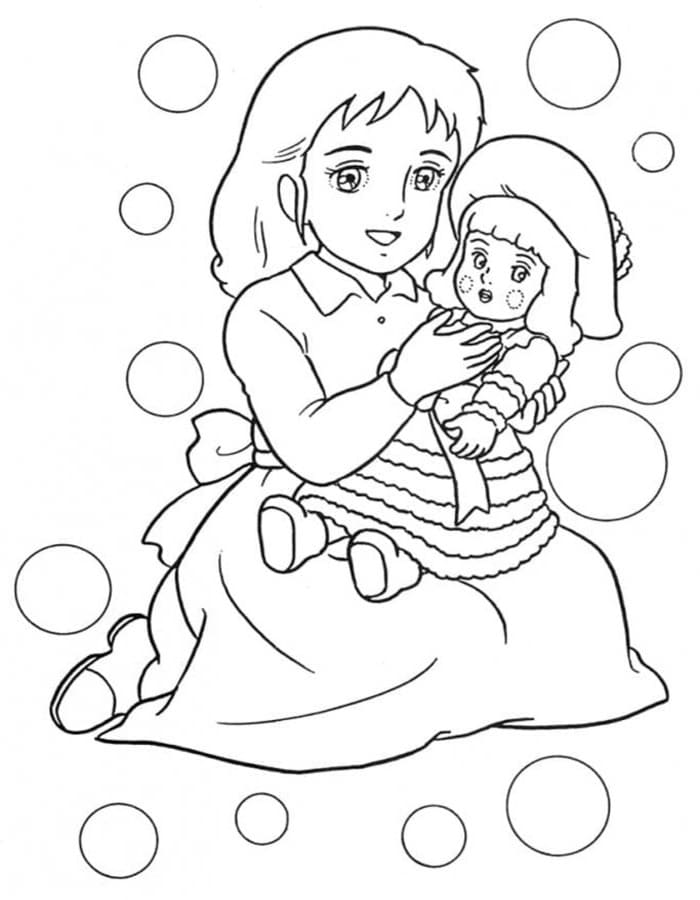 画像 小公女セーラ 印刷 ぬりえ