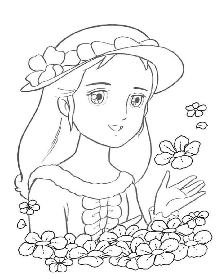 画像 小公女セーラ 基本的な ぬりえ