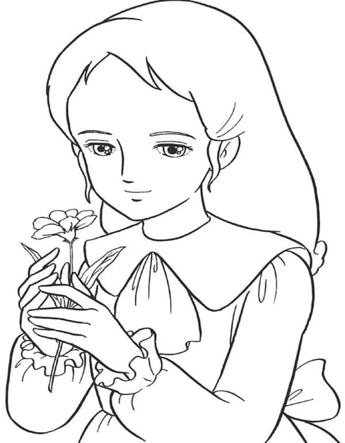 画像 小公女セーラ 無料 ぬりえ