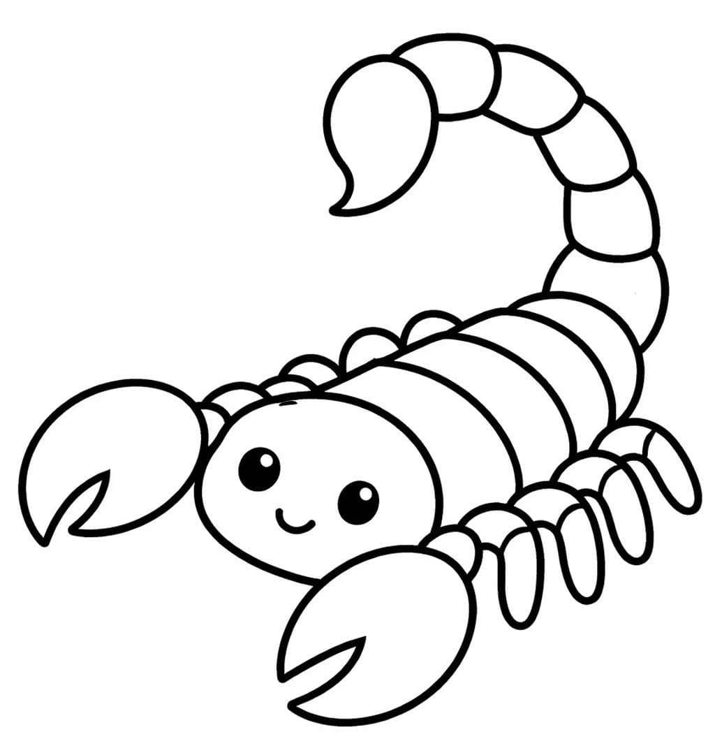 画像 スコーピオン 無料で印刷可能 ぬりえ