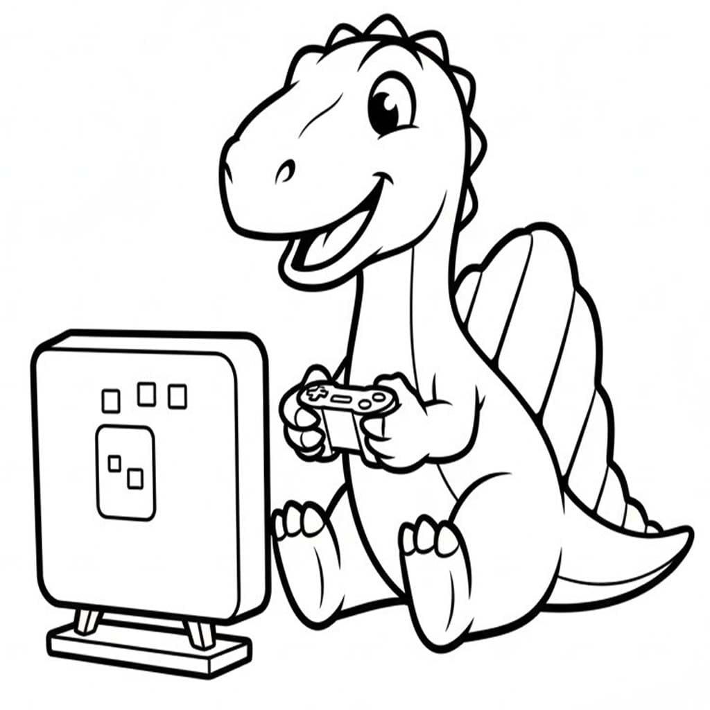 画像 スピノサウルス 印刷可能 ぬりえ