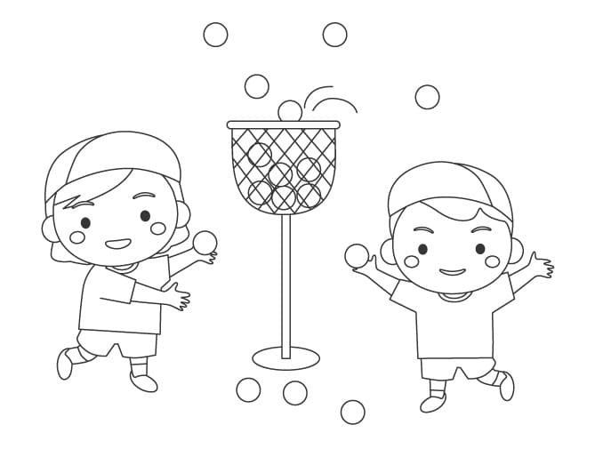 画像 スポーツの日 印刷可能 ぬりえ