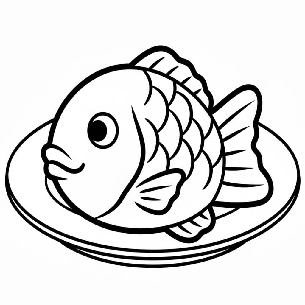 画像 たい焼き 印刷 ぬりえ