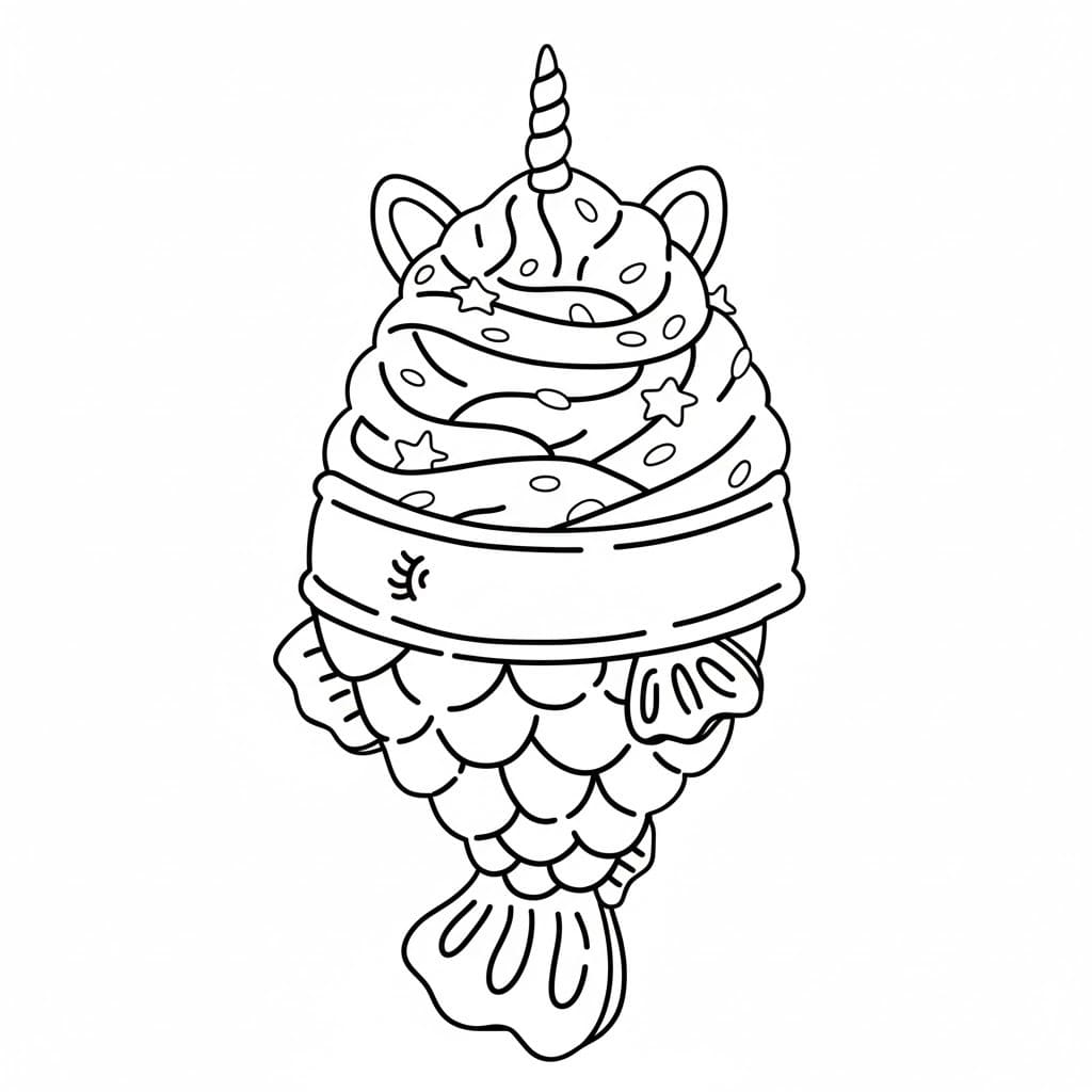 画像 たい焼き 無料で印刷可能 ぬりえ