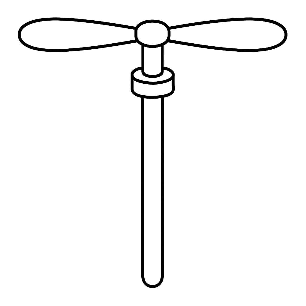 画像 竹とんぼ 簡単 ぬりえ