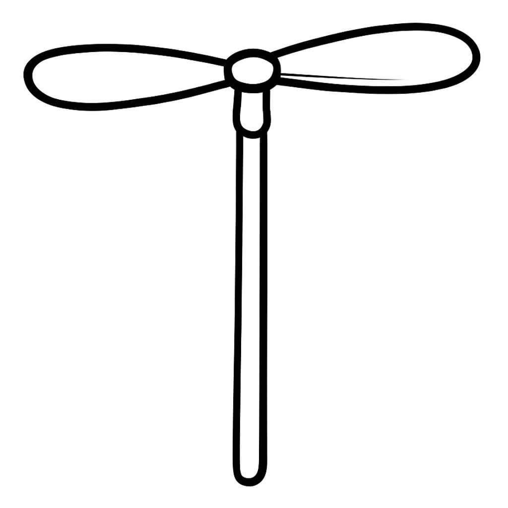 画像 竹とんぼ 無料 ぬりえ