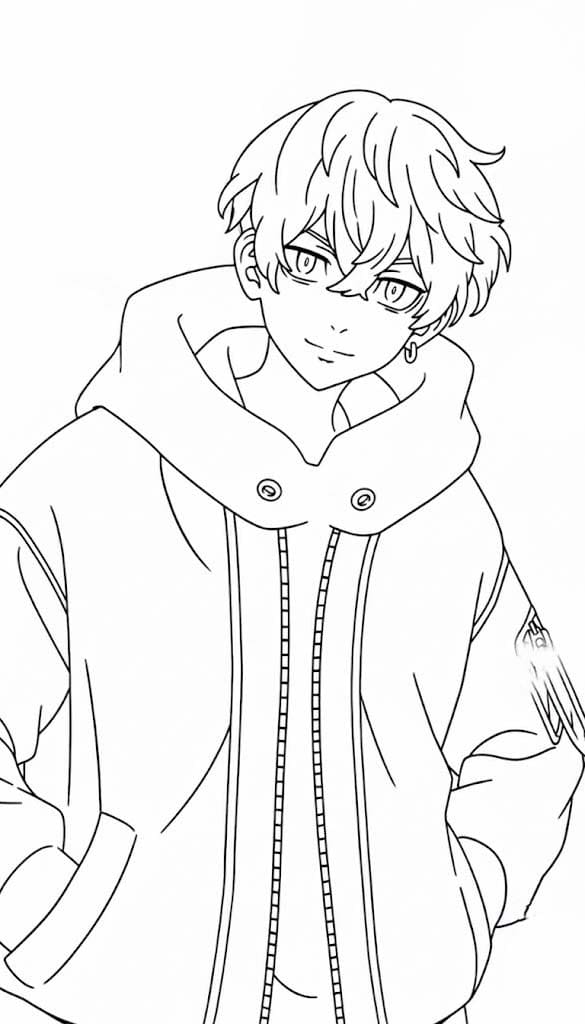 画像 東京卍リベンジャーズ 無料で印刷可能 ぬりえ