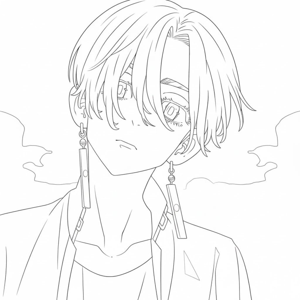 画像 東京卍リベンジャーズ 無料で ぬりえ