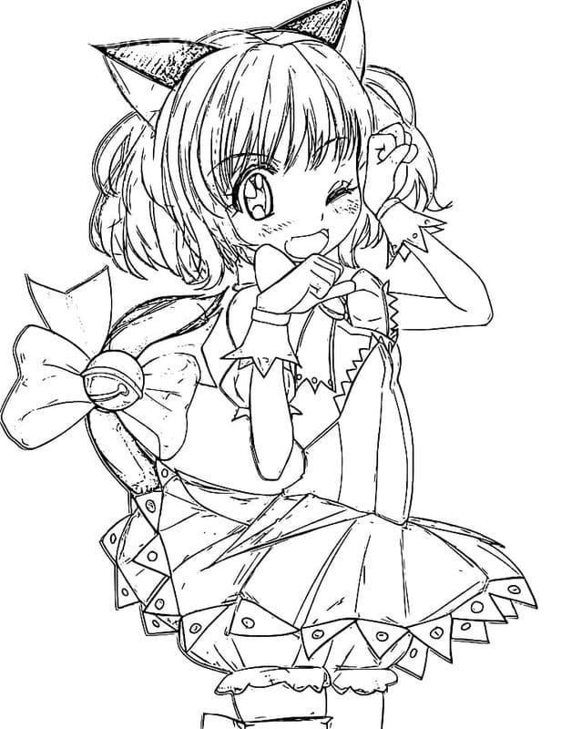 画像 東京ミュウミュウ 基本的な ぬりえ