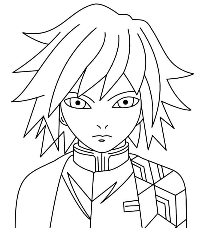 画像 冨岡義勇 無料で印刷可能 ぬりえ