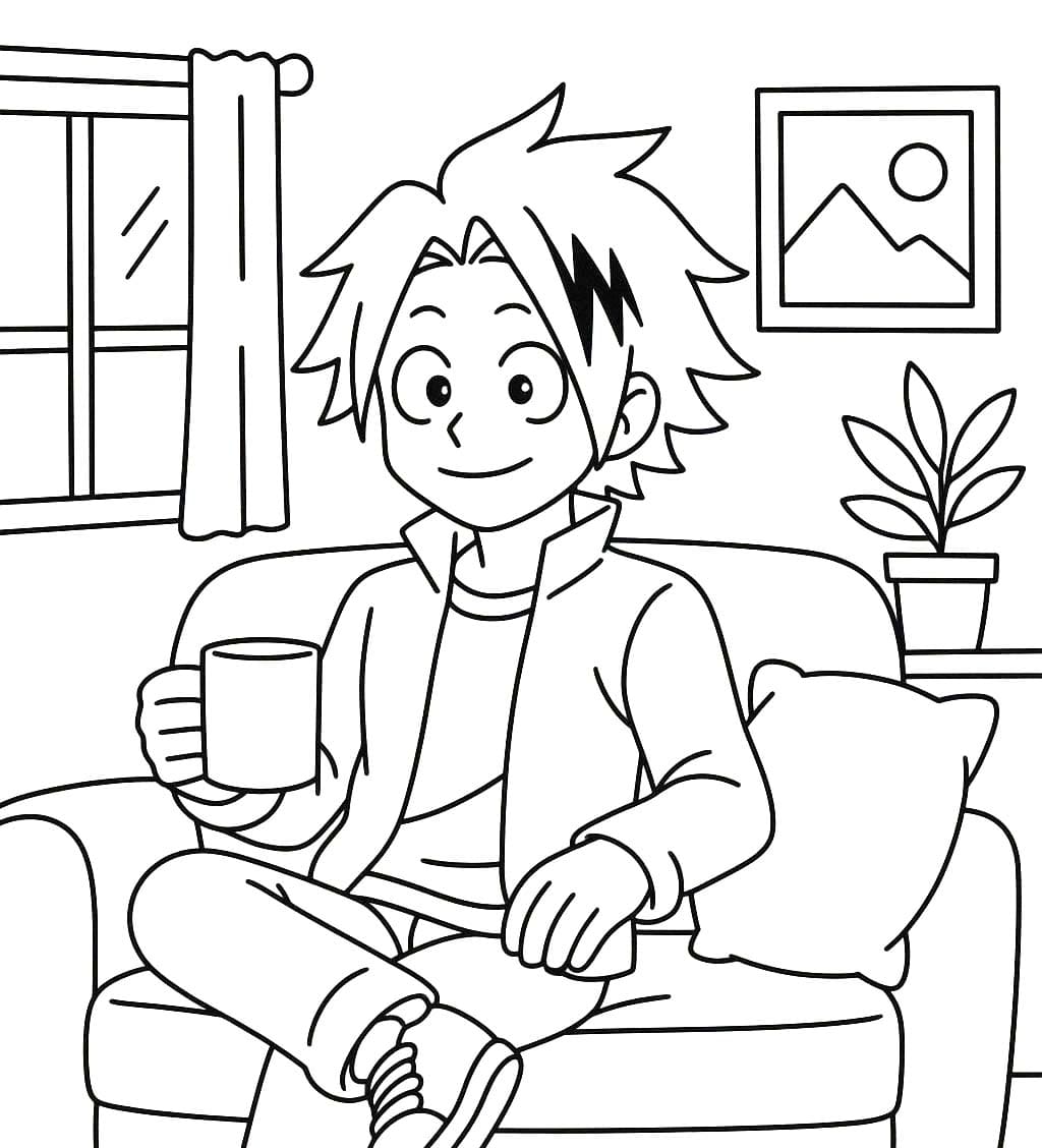 画像 上鳴電気 単純 ぬりえ