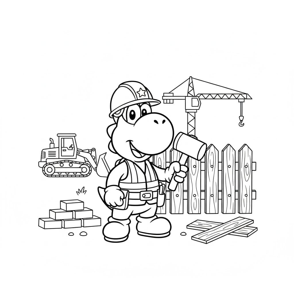 画像 ヨッシー 簡単 ぬりえ