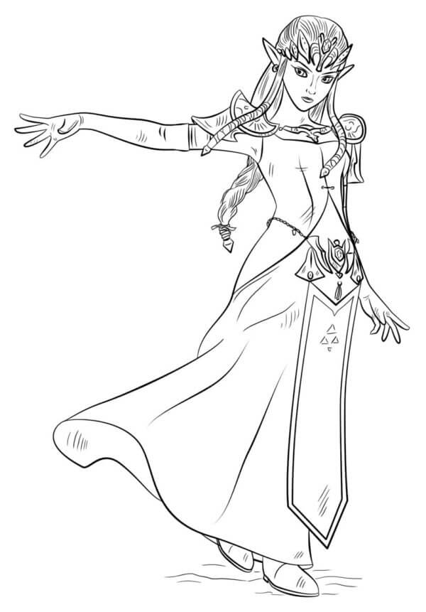 画像 ゼルダの伝説 印刷 ぬりえ