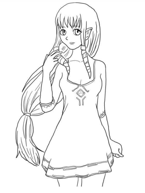 画像 ゼルダの伝説 基本的な ぬりえ