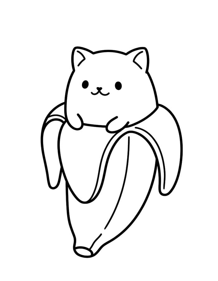画像 ばなにゃ 無料で ぬりえ
