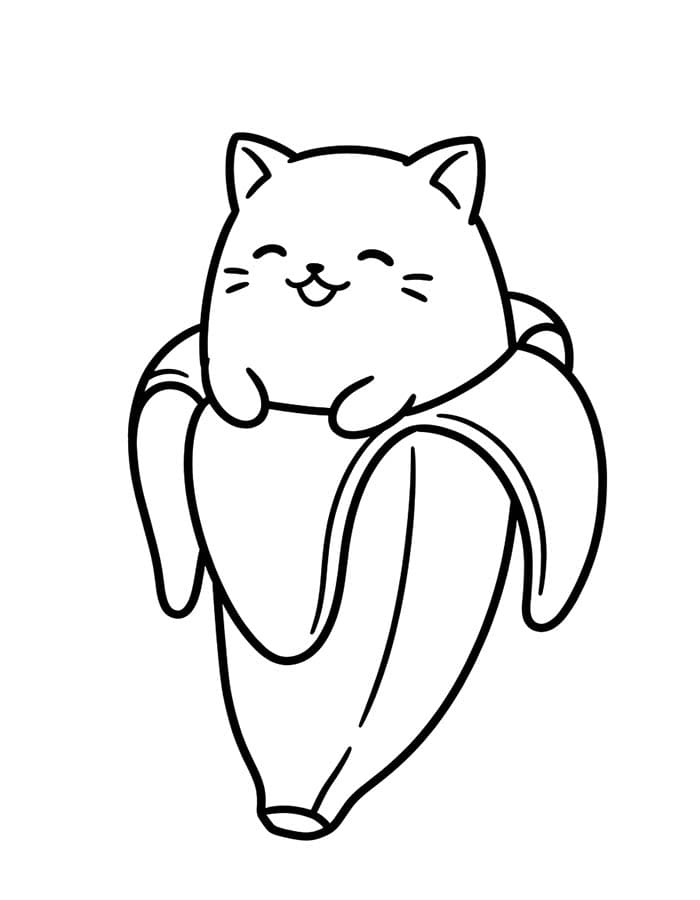 画像 ばなにゃ 無料 ぬりえ