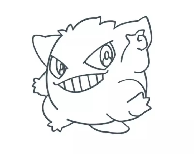 ゲンガー 1 ぬりえ