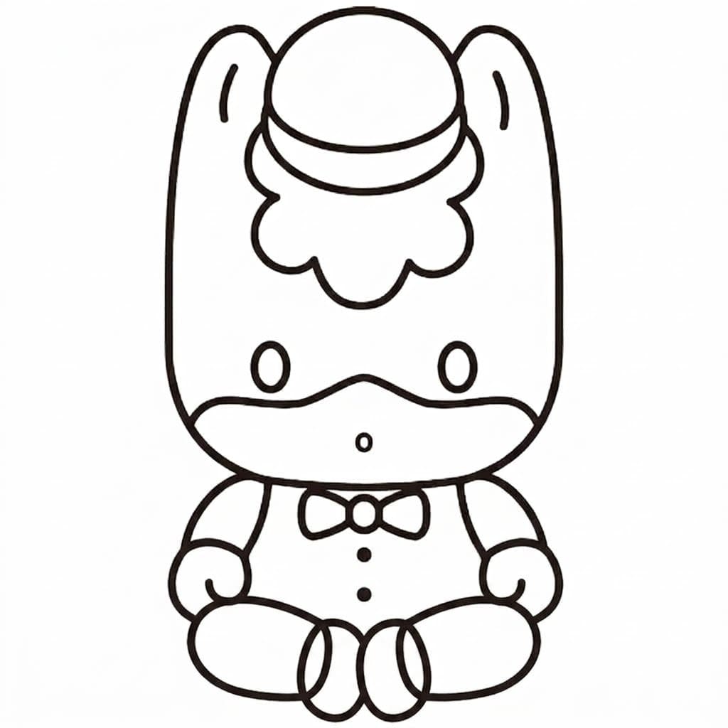 ぐんまちゃん 無料 ぬりえ