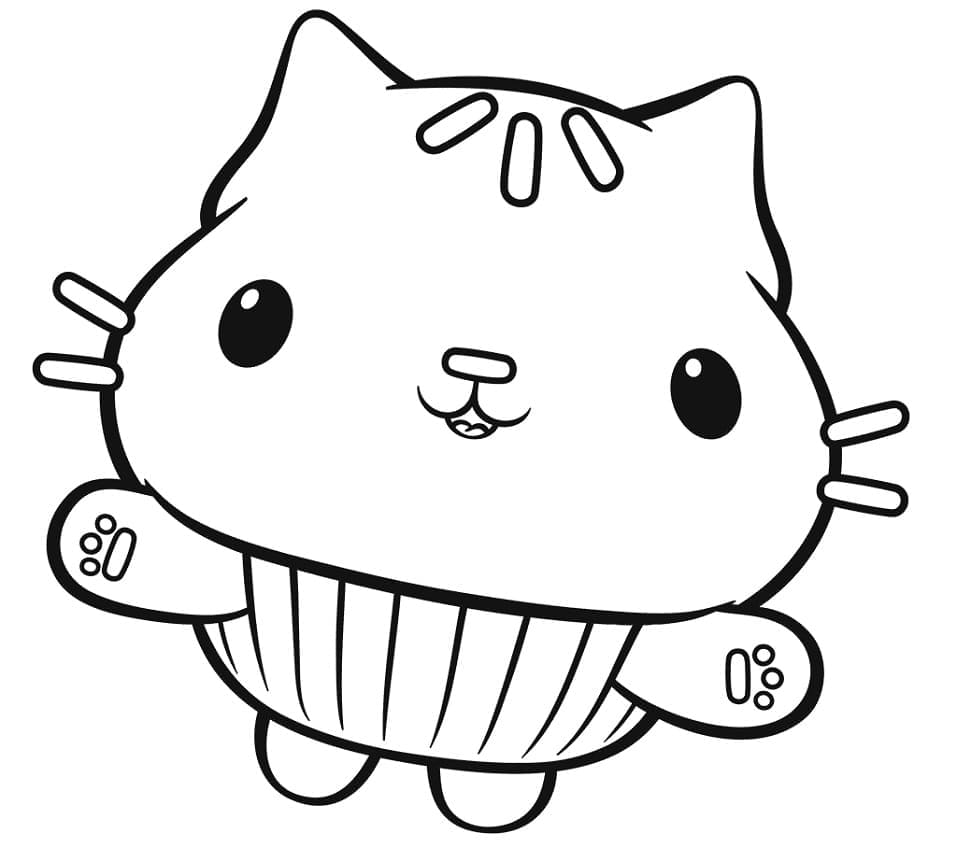ギャビーのドールハウス 描画 ぬりえ