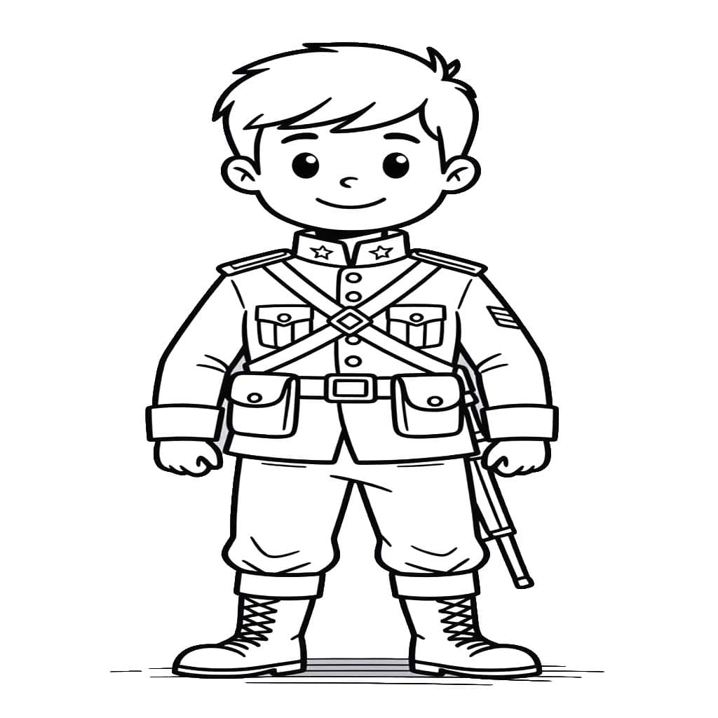 兵士たち 印刷可能 ぬりえ