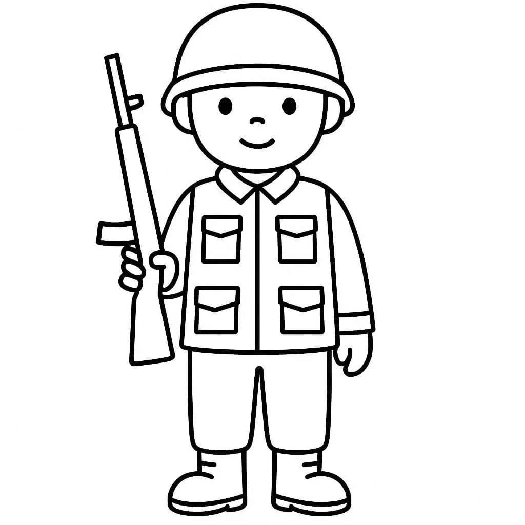 兵士たち 印刷 ぬりえ