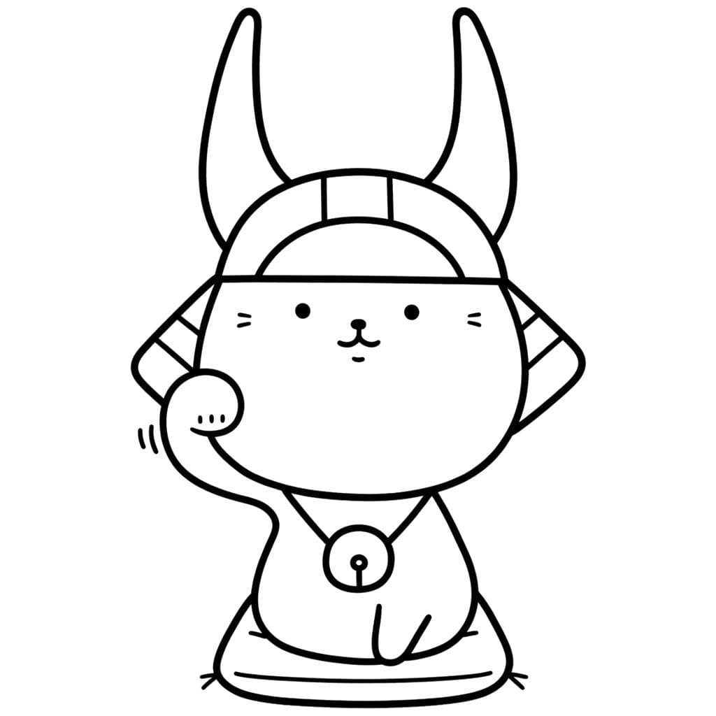 ひこにゃん 画像 ぬりえ