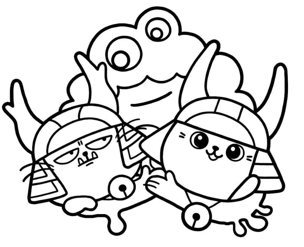 ひこにゃん 無料で ぬりえ