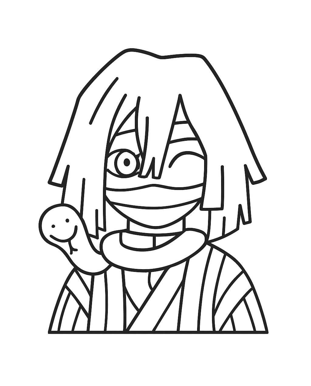 いぐろおばない 簡単 ぬりえ