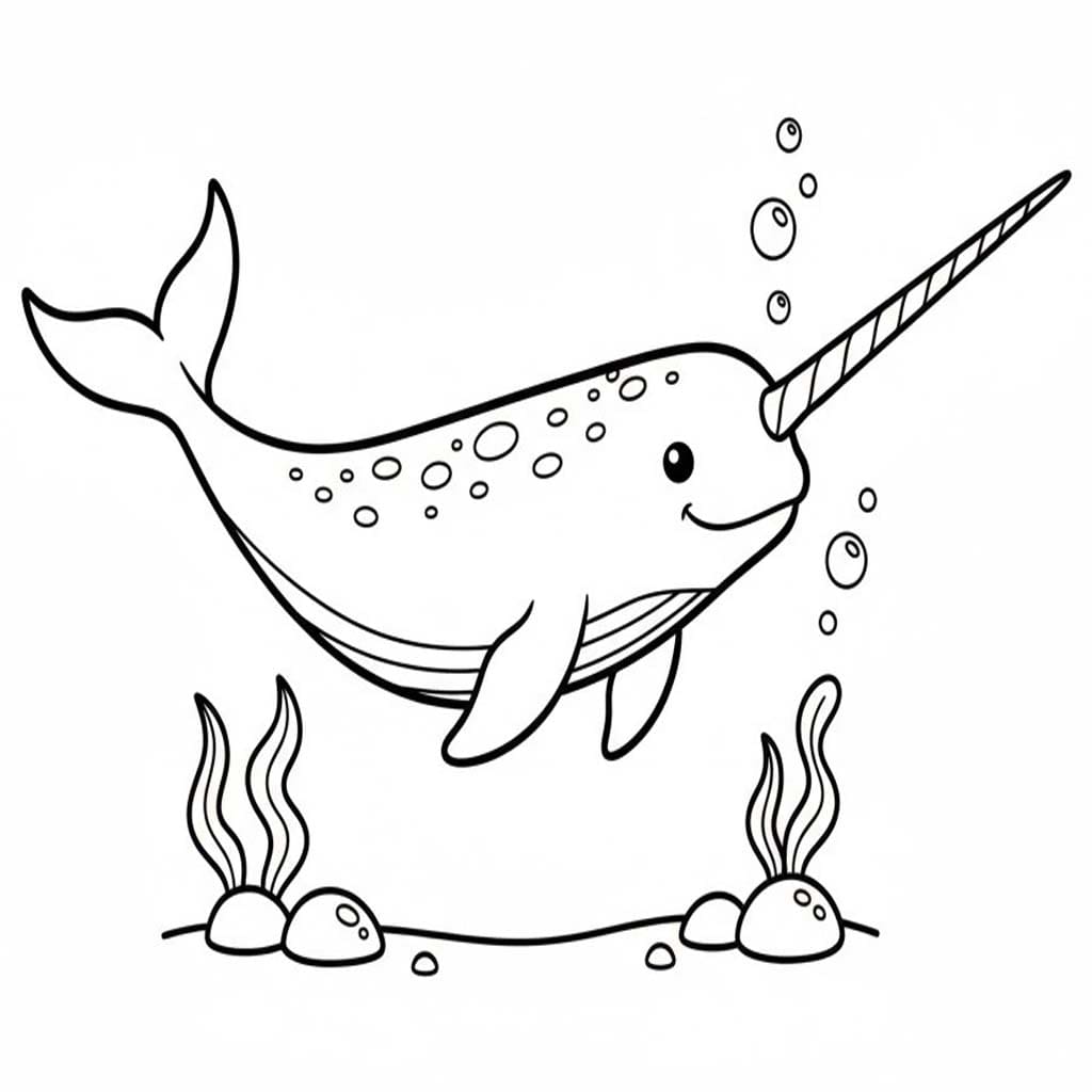 イッカク 無料で印刷可能 ぬりえ