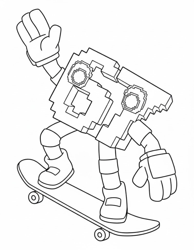 印刷 67 ブレインロット ぬりえ