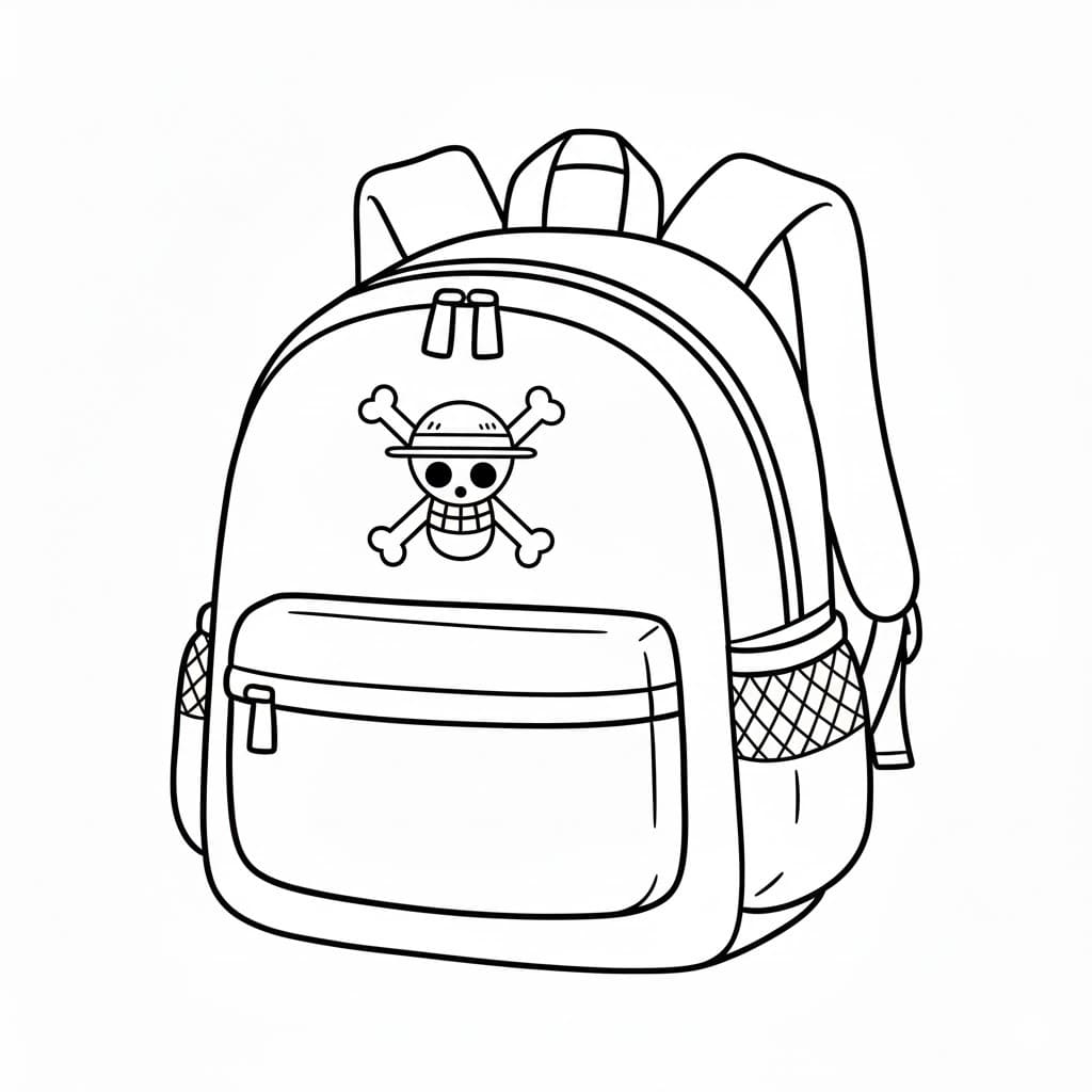印刷 バックパック ぬりえ