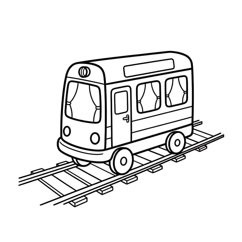 印刷 地下鉄 ぬりえ