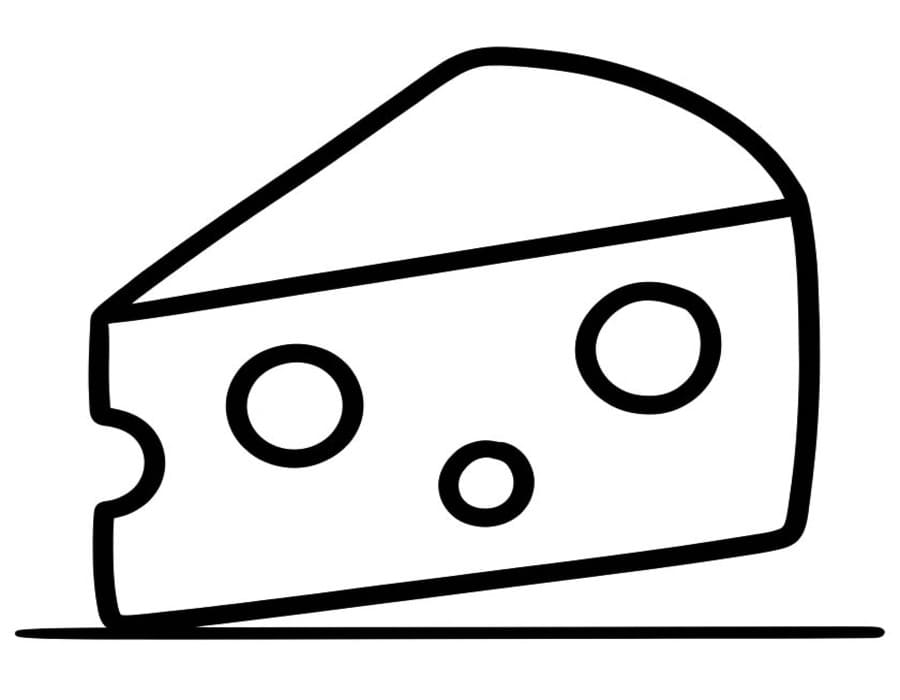 印刷 チーズ 描く ぬりえ