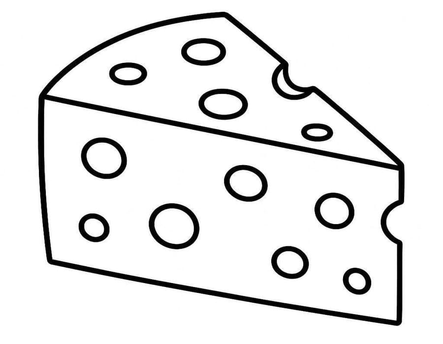 印刷 チーズ ぬりえ