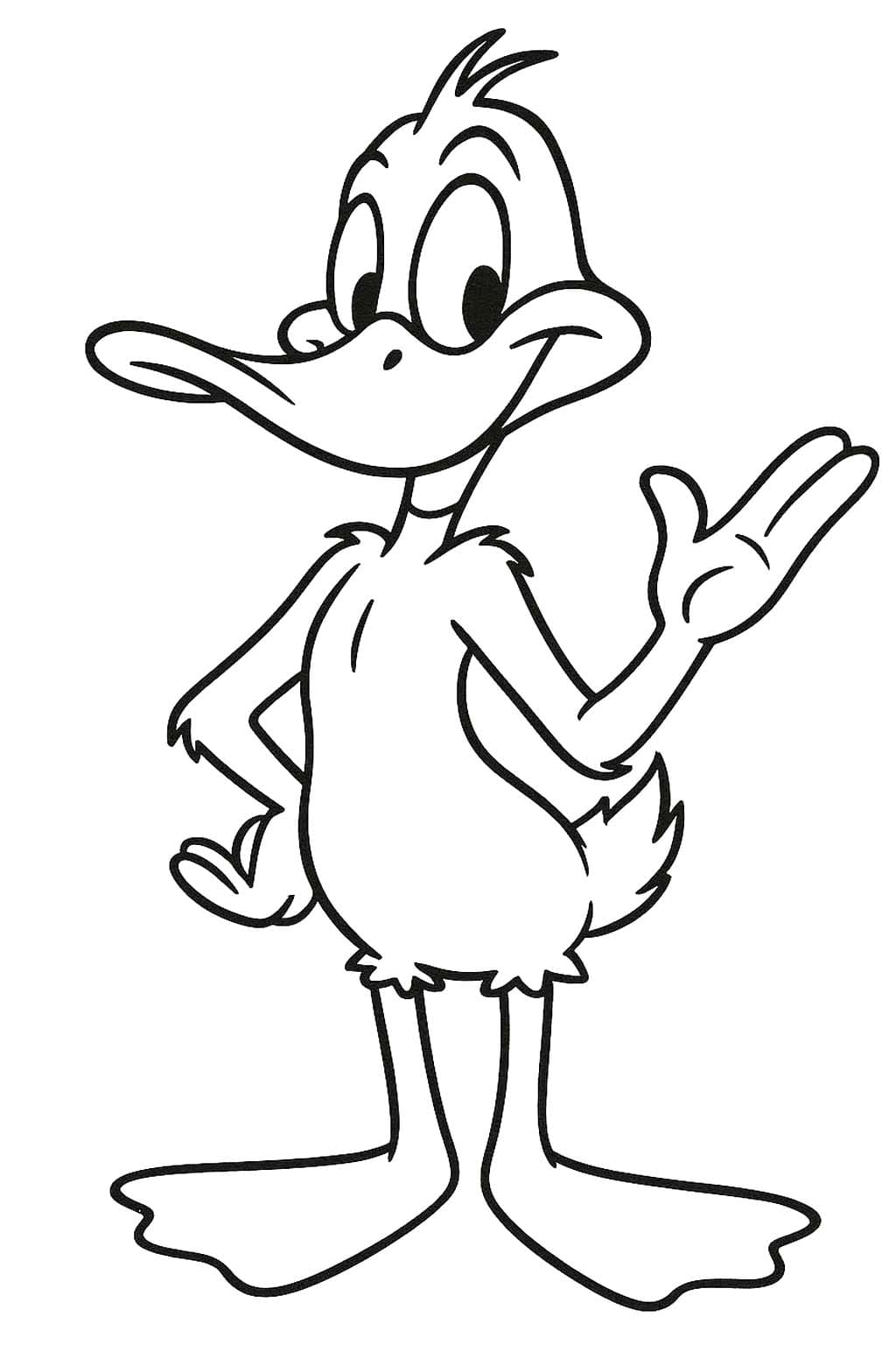 印刷 ダフィー・ダック ぬりえ