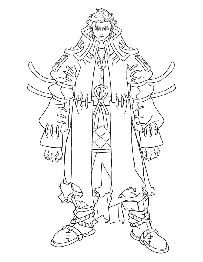 印刷 ガチアクタ ぬりえ