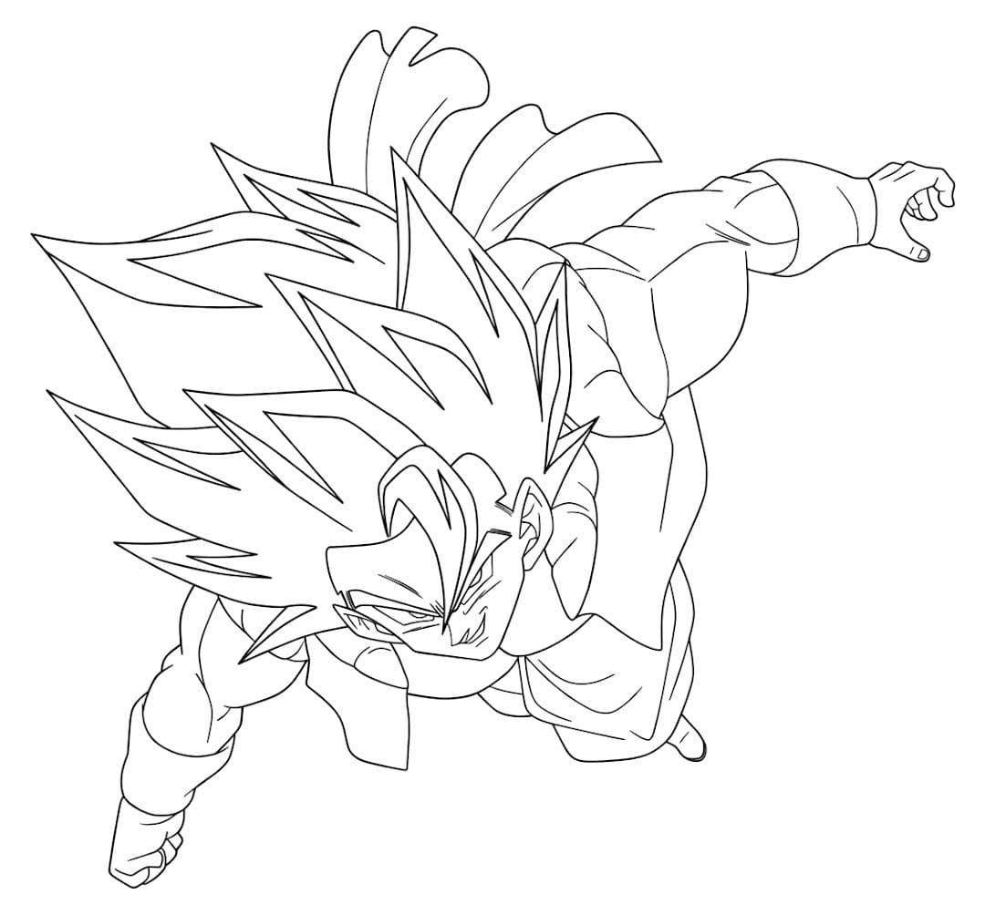 印刷 ゴジータ 描く ぬりえ