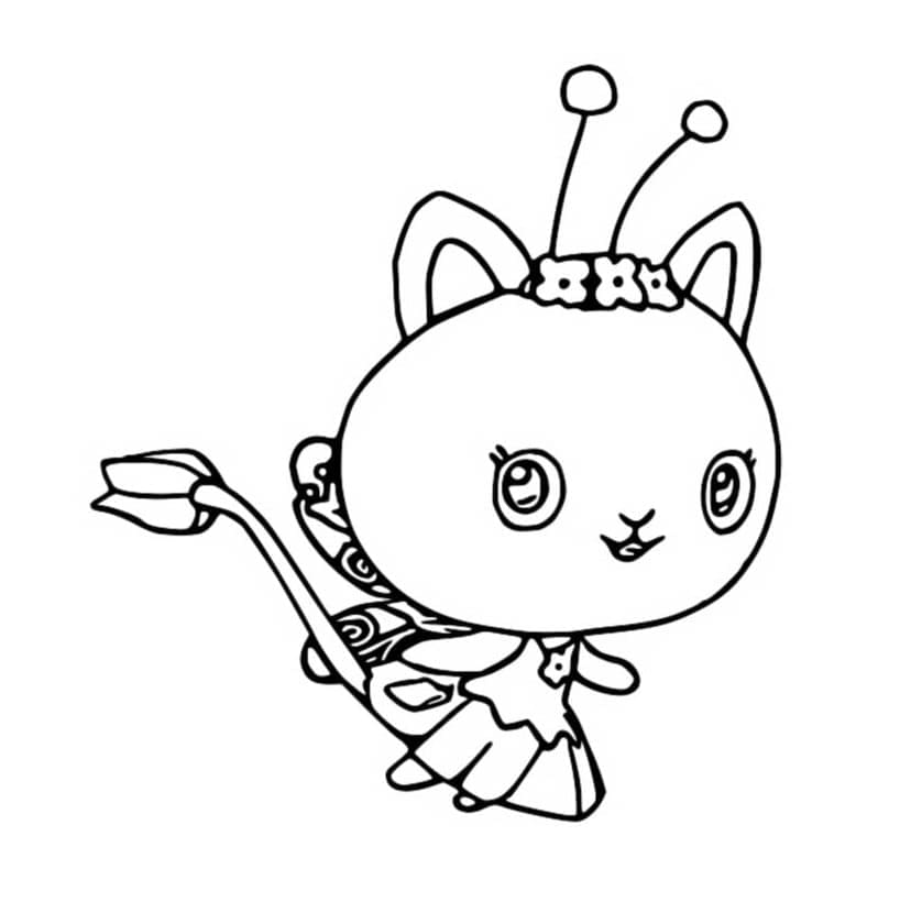 印刷 ギャビーのドールハウス ぬりえ