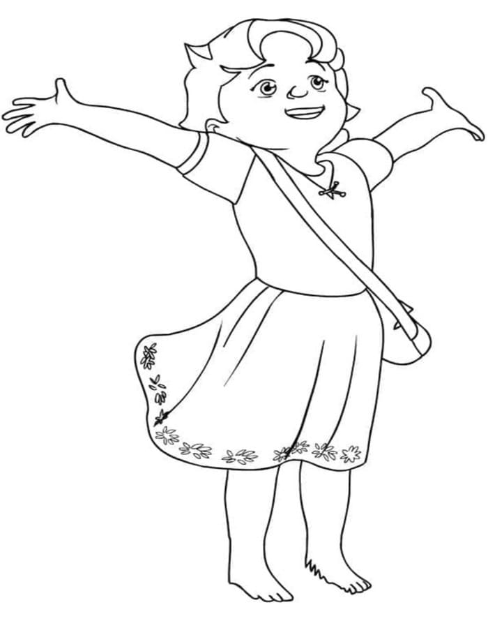 印刷 ハイジ 描く ぬりえ