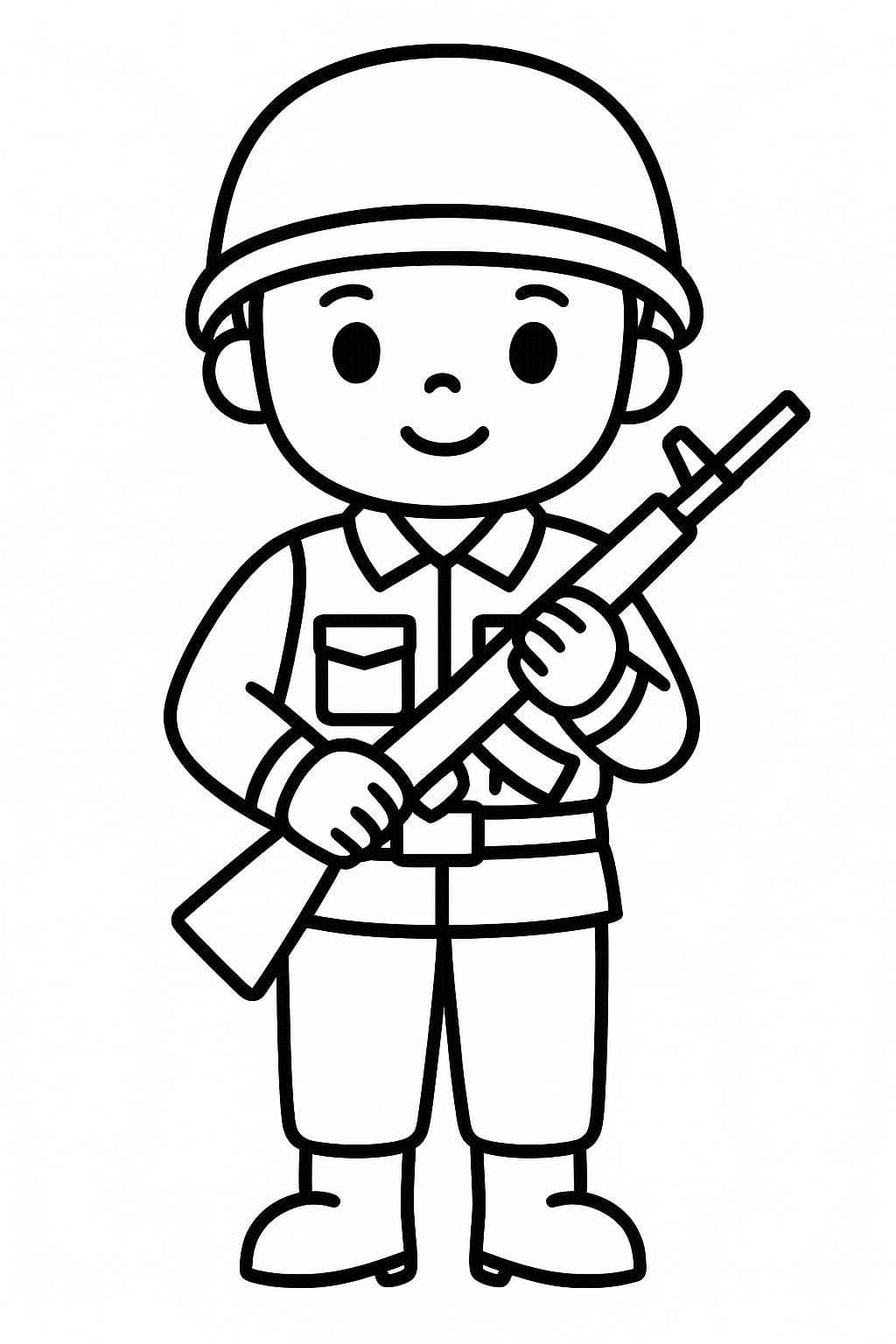 印刷 兵士たち ぬりえ