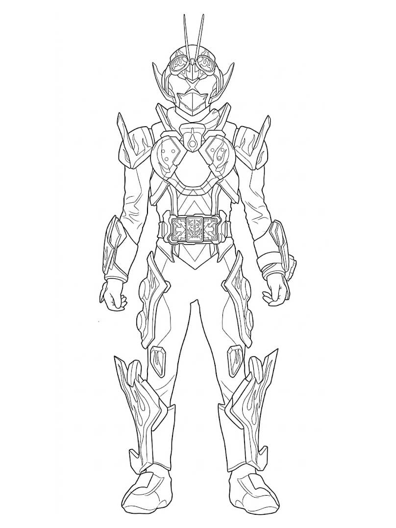 印刷 仮面ライダーガッチャード ぬりえ