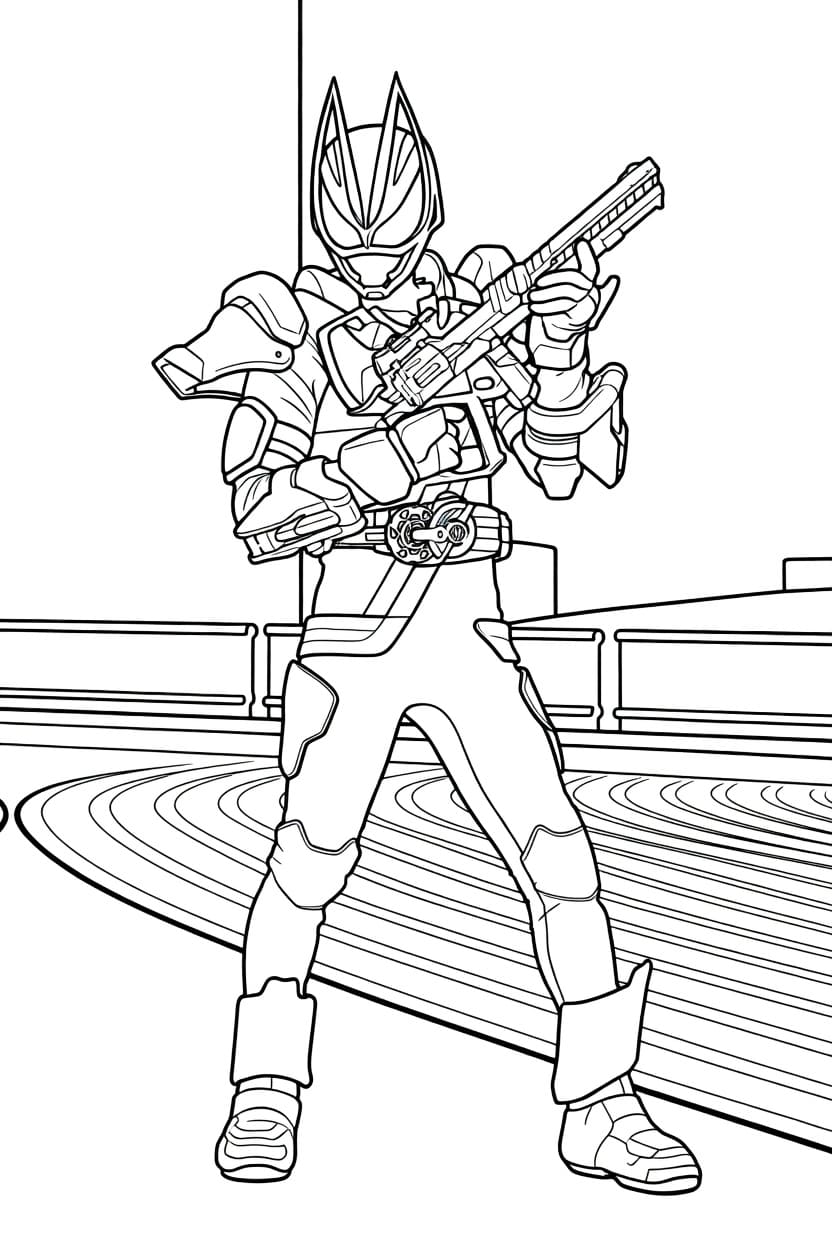 印刷 仮面ライダーギーツ ぬりえ