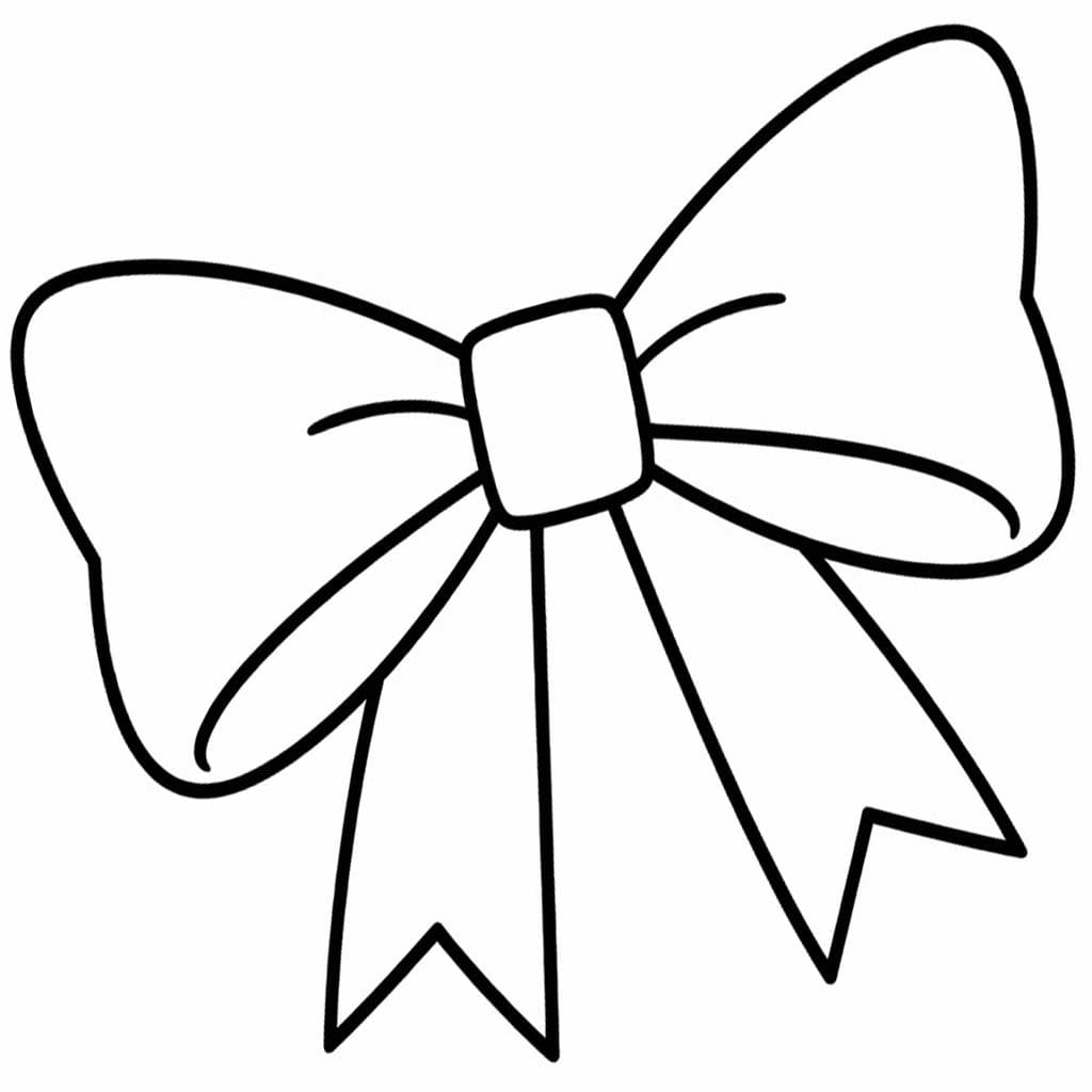 印刷 髪の弓 描く ぬりえ