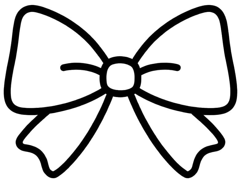 印刷 髪の弓 ぬりえ