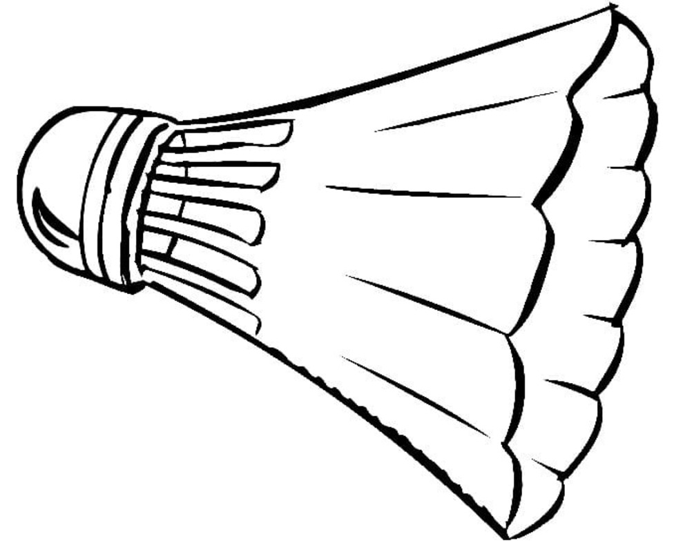 印刷可能 バドミントン 描く ぬりえ