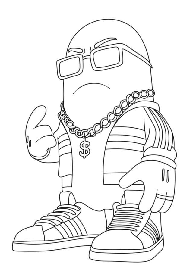 印刷可能 ブレインロット ぬりえ