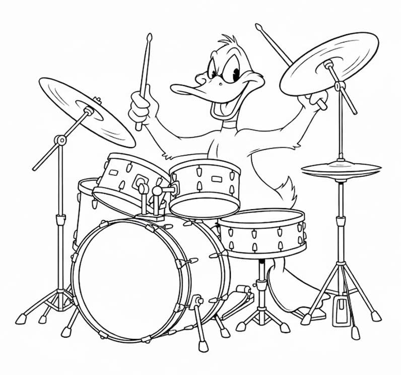 印刷可能 ダフィー・ダック 描く ぬりえ