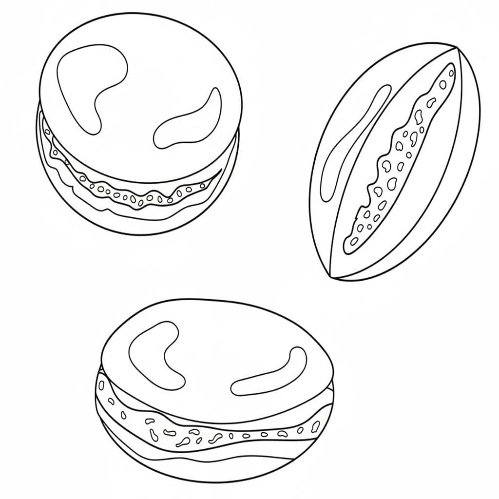 印刷可能 どら焼き 描く ぬりえ