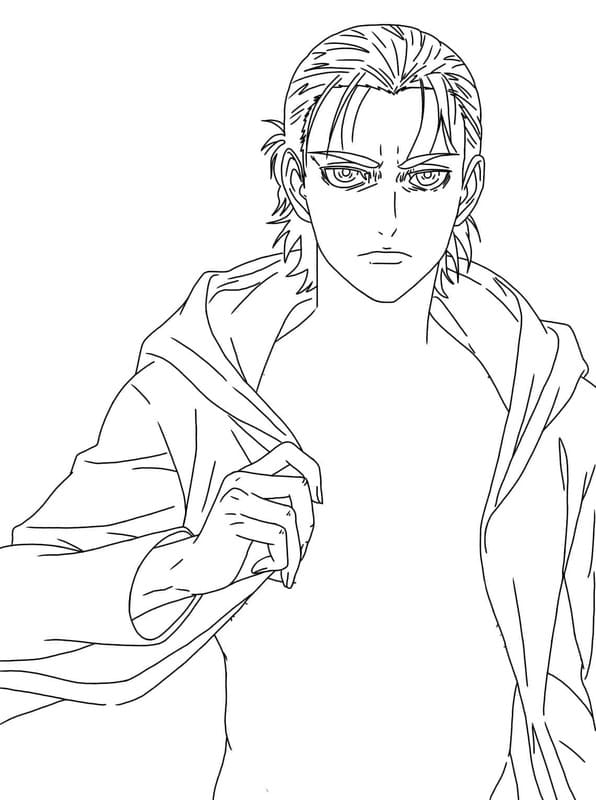 印刷可能 エレン・イェーガー 描く ぬりえ